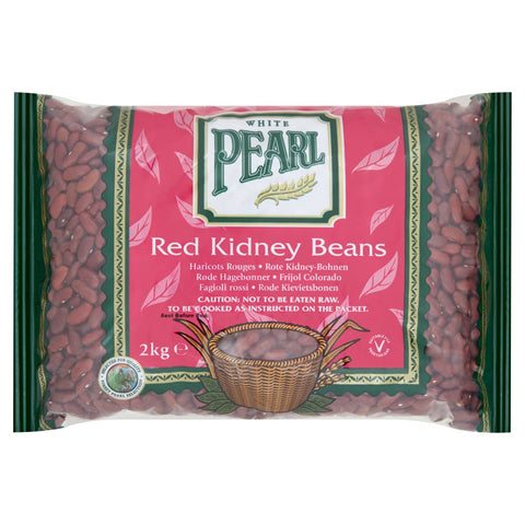 White Pearl Red Kidney Bean 2kg (Pack of 1)
