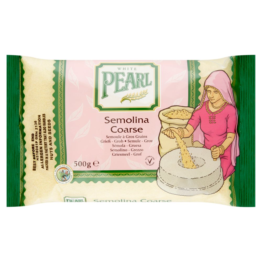White Pearl Semolina Coarse 500g (Pack of 10)