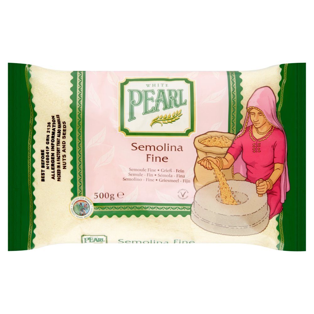 White Pearl Semolina Fine 500g (Pack of 10)