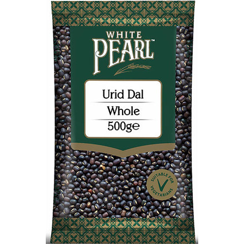 White Pearl Urid Whole 500g (Pack of 12)