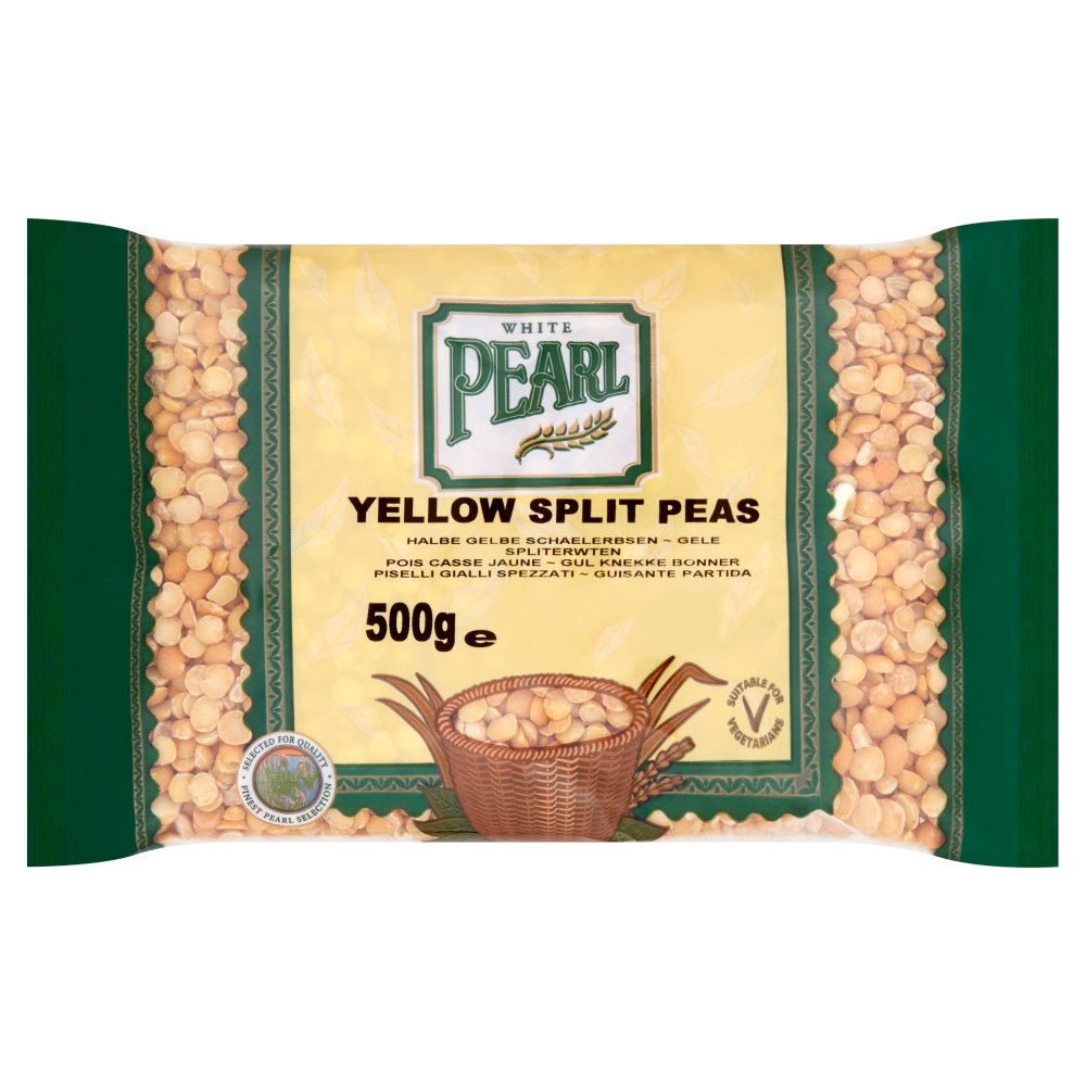 White Pearl Yellow Split Peas 500g (Pack of 10)