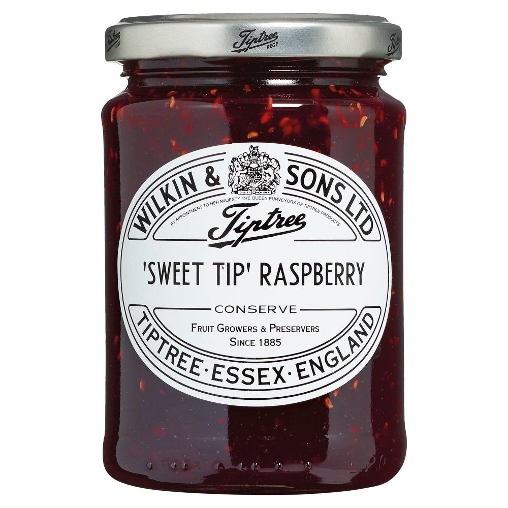 Tiptree 'Sweet Tip' Raspberry Conserve 340g (Pack of 6)