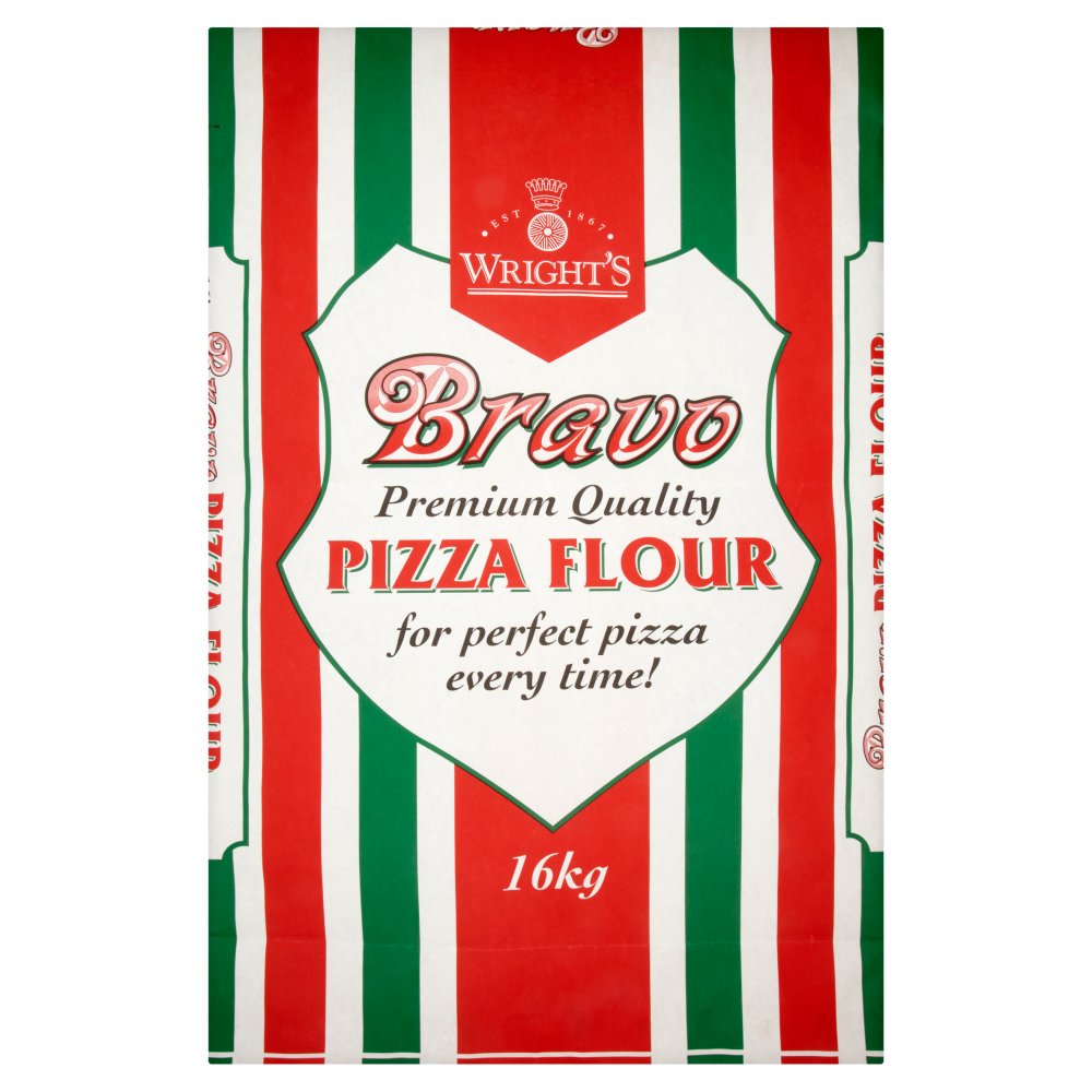 Wright's Bravo Pizza Flour 16kg (Pack of 1)