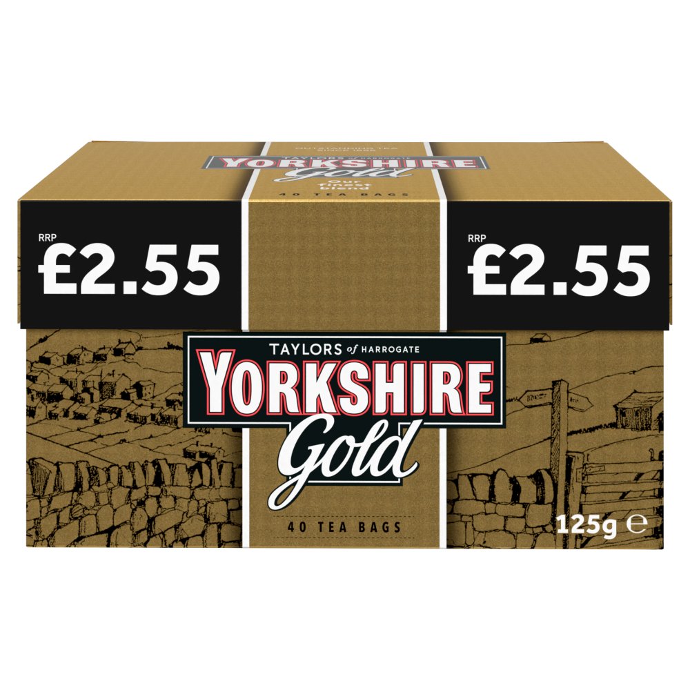 Yorkshire Gold 40 Tea Bags 125g (Pack of 5)