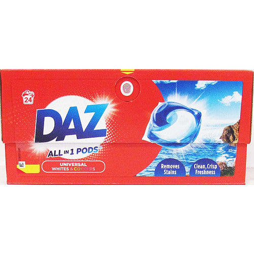 DAZ All-in-1 Pods Washing Liquid Capsules, 12 Washes (Pack of 1)