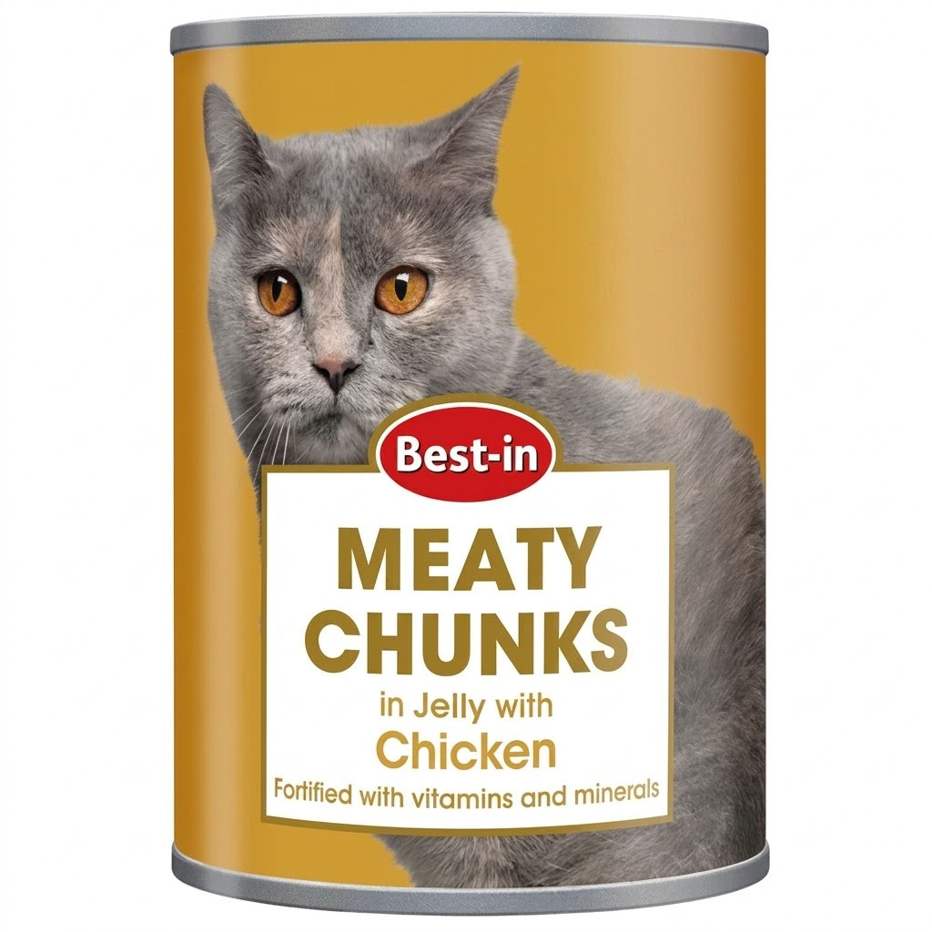 Bestin Cat Food Chicken In Jelly 400g (Pack of 12)