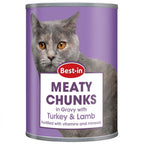 Bestin Cat Food Turkey & Lamb 400g (Pack of 12)