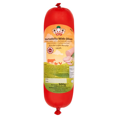 Zaad Mortadella with Olives 500g (Pack of 1)
