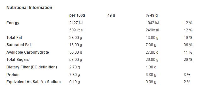 Cadbury Dairy Milk Fruit & Nut Chocolate Bar 49g (Pack of 48)