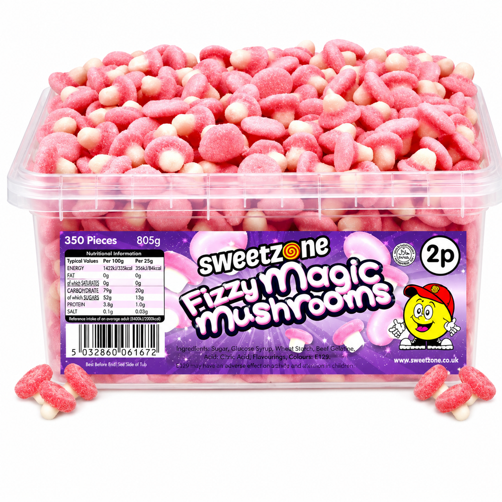 Sweetzone Fizzy Magic Mushrooms 805g (Pack of 1)