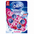 Bloo Power Active Flower Toilet Rim Block 2 x 50g (Pack of 6)