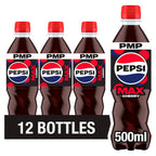 Pepsi Max Sugar Free Cherry Cola 500ml (Pack of 12)