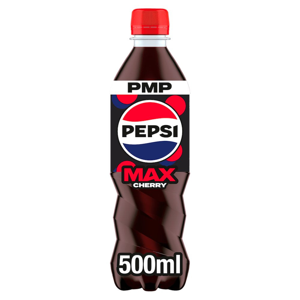 Pepsi Max Sugar Free Cherry Cola 500ml (Pack of 12)