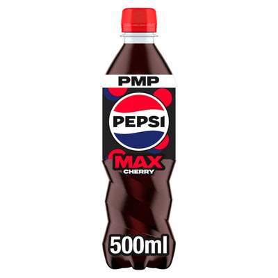 Pepsi Max Sugar Free Cherry Cola 500ml (Pack of 12)