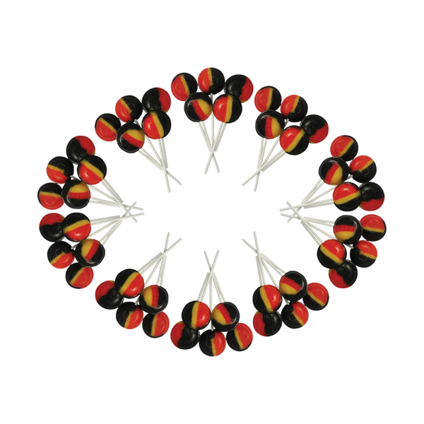 Dobsons Aniseed Mega Lollies Made with Natural Aniseed Oil 50 Unwrapped Lollipops Bag British Gluten Free and Vegetarian Friendly Candy Lolly