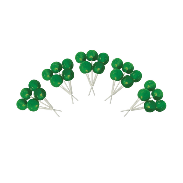 Dobsons Apple Mega Lollies 25 Unwrapped Lollipops Bag British Gluten Free and Vegetarian Friendly Candy Lolly