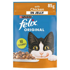Felix Original with Chicken in Jelly 85g (Pack of 24)
