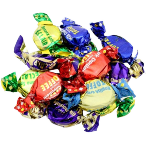 Walker's Nonsuch Assorted Toffees & Eclairs 1kg Bag
