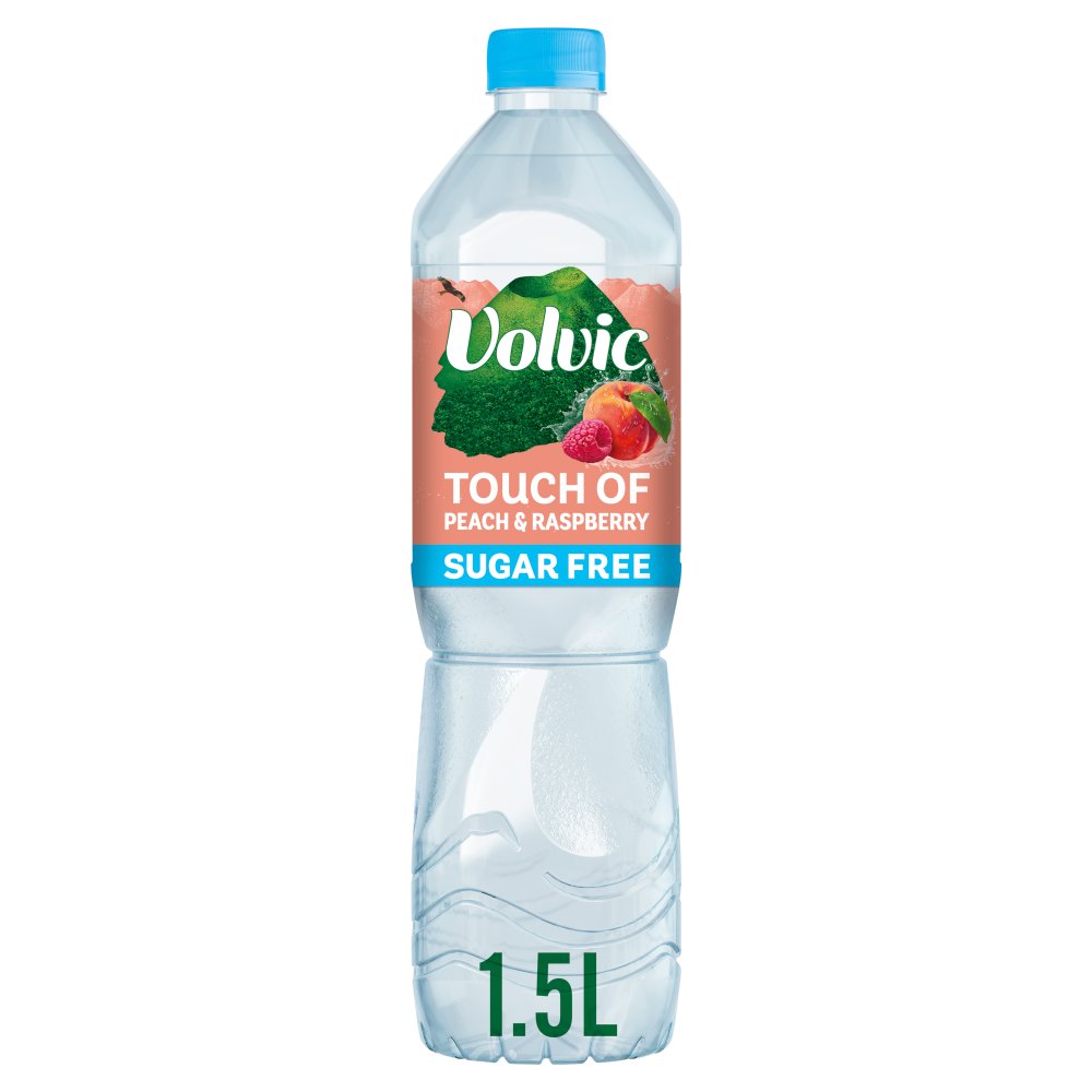 Volvic Touch of Peach & Raspberry 1.5Ltr (Pack of 6)
