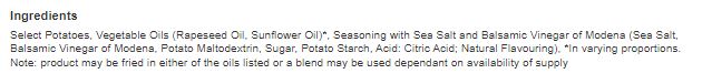 KETTLE® Chips Sea Salt & Balsamic Vinegar of Modena 80g (Pack of 12)