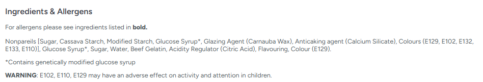 Zorba Online Mini Black and Orange Dots 500g Bag