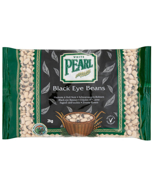 White Pearl Black Eye Beans 2kg (Pack of 1)
