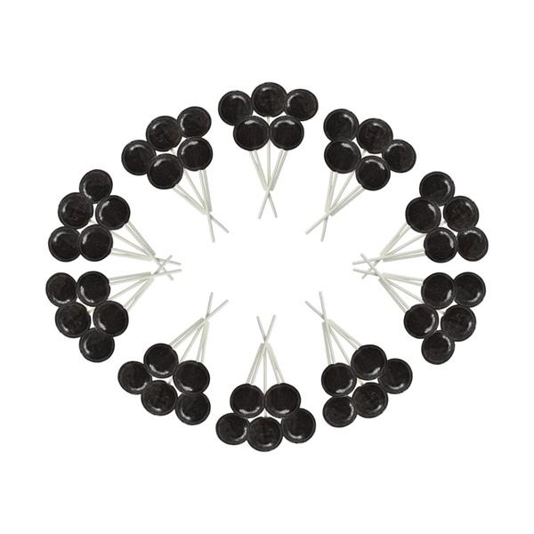 Dobsons Blackcurrant Mega Lollies 50 Unwrapped Lollipops Bag British Gluten Free and Vegetarian Friendly Candy Lolly