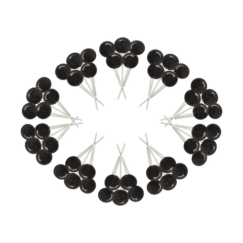 Dobsons Blackcurrant Mega Lollies 50 Unwrapped Lollipops Bag British Gluten Free and Vegetarian Friendly Candy Lolly