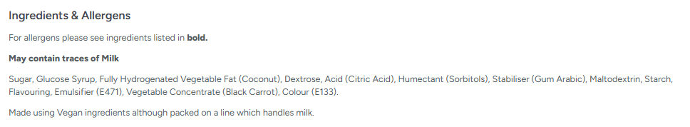 Zorba Online Bubblegum Bonbons 500g Bag