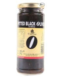 Cyprus Pitted Black Olives 340g (Pack of 6)