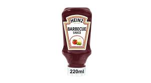 Heinz BBQ Sauce Top Down 220ml (Pack of 8)