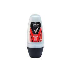 Sure Men Original Roll-On Anti-Perspirant Deodorant 50ml (Pack of 6)