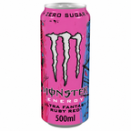 Monster Energy Drink Ultra Fantasy Ruby Red Zero Sugar 500ml (Pack of 12)