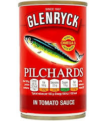 Glenryck Pilchards in Tomato Sauce 155g (Pack of 12)