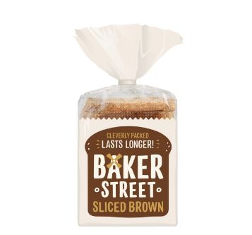 Baker Street Brown Sliced 600g (Pack of 9)
