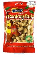 Ginni Monkey Nuts 120g (Pack of 10)