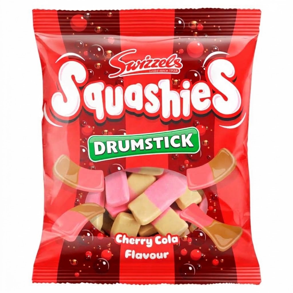 Swizzels Squashies Cherry Cola 120g (Pack of 12)