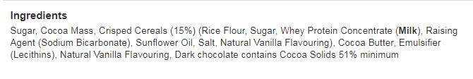 Crunch Dark Chocolate Sharing Bar 100g  (Pack of 20)