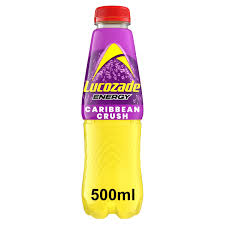 Lucozade Energy Drink Caribbean Crush 500ml (Pack of 12)