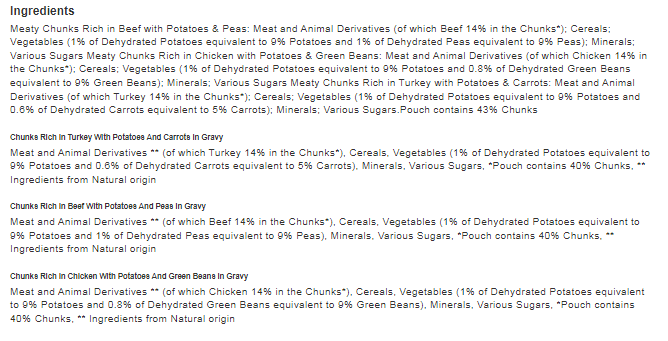 Winalot Sunday Dinner in Gravy 12x100g (Pack of 4)