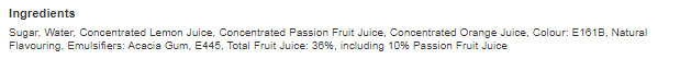 Monin Passion Fruit 70cl