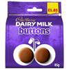 Cadbury Dairy Milk Buttons Chocolate Bag 85g (Pack of 10)