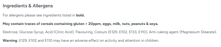 Zorba Online Candy Necklaces 500g Bag