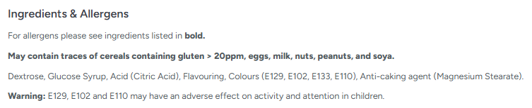 Zorba Online Candy Watches 100g Bag