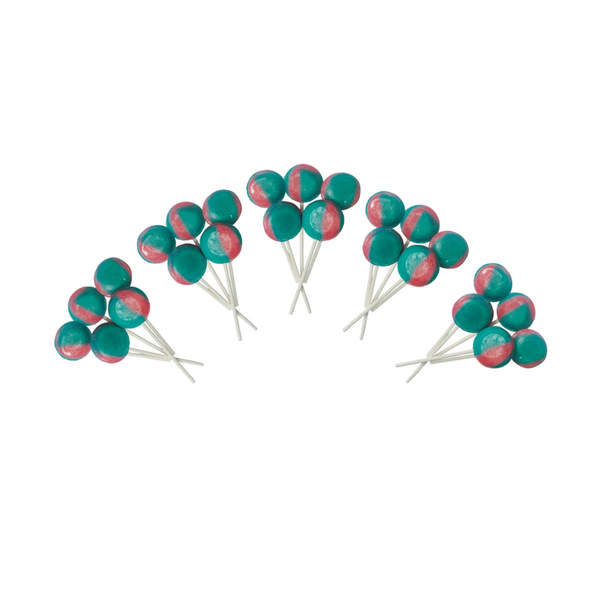 Dobsons Candyfloss Mega Lollies 25 Unwrapped Lollipops Bag British Gluten Free and Vegetarian Friendly Candy Lolly