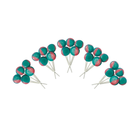 Dobsons Candyfloss Mega Lollies 25 Unwrapped Lollipops Bag British Gluten Free and Vegetarian Friendly Candy Lolly