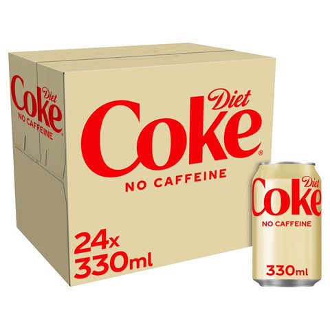 Coca-Cola Diet Coke No Caffeine 330ml Cans (Pack of 24)