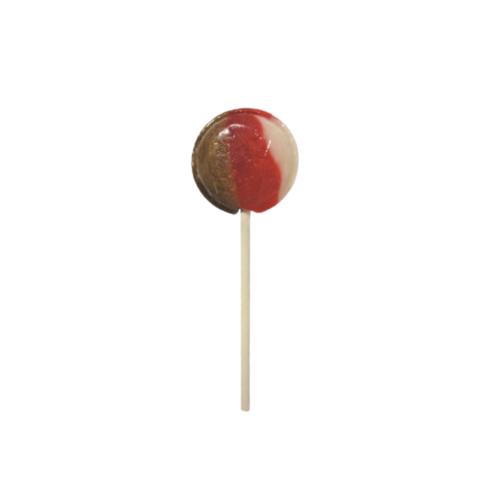Dobsons Cherry Cola Mega Lollies 90 Unwrapped Lollipops Jar British Gluten Free and Vegetarian Friendly Candy Lolly
