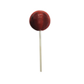 Dobsons Cherry Mega Lollies 50 Unwrapped Lollipops Bag British Gluten Free and Vegetarian Friendly Candy Lolly