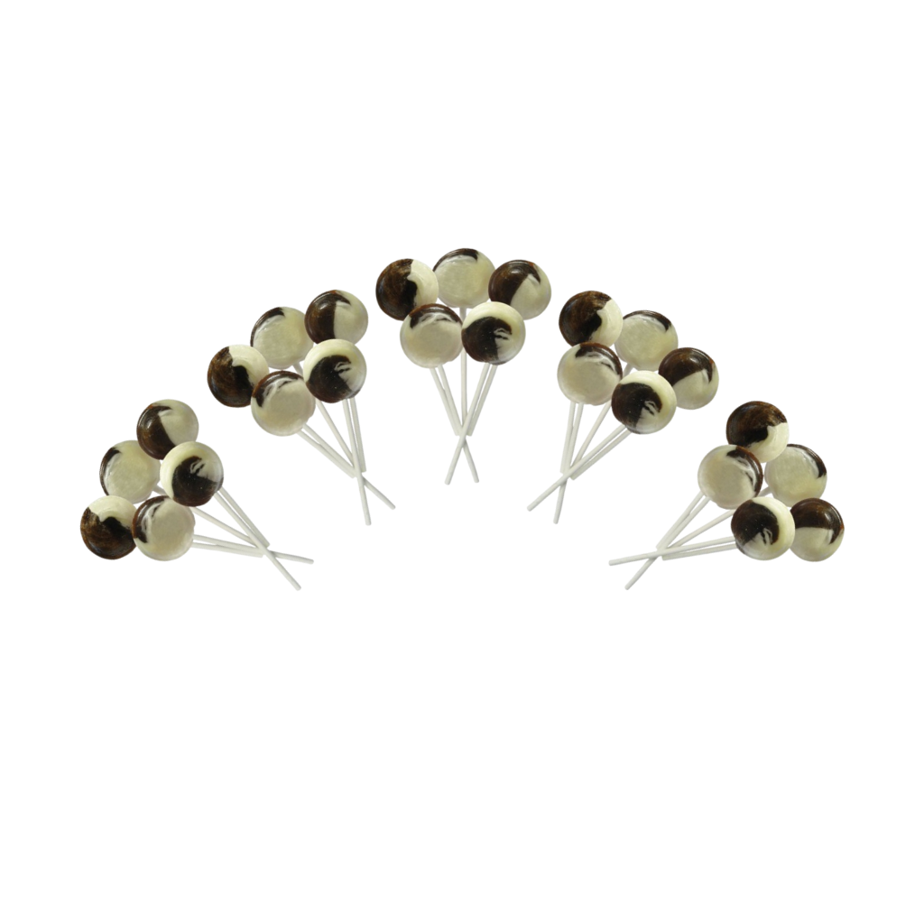 Dobsons Chocolate Mega Lollies 25 Unwrapped Lollipops Bag British Gluten Free and Vegetarian Friendly Candy Lolly